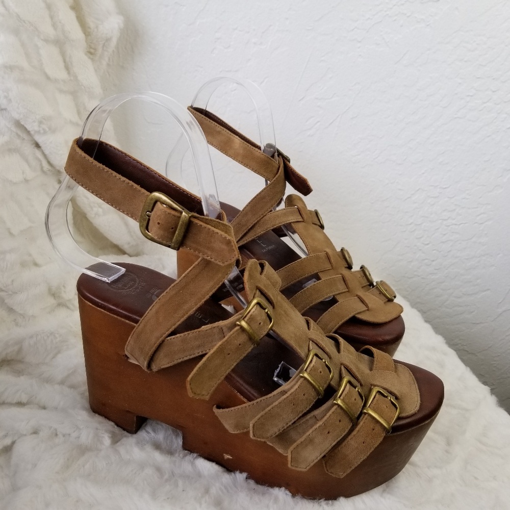 Jeffrey Campbell  Brown Platform Sandals size 8